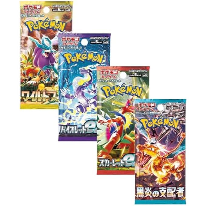 rayihni POKEMON TCG 4X JAPANESE BOOSTER PACKS OF POKEMON AT RANDOM | 100% AUTHENTIC + TOPLOADER - Image 1